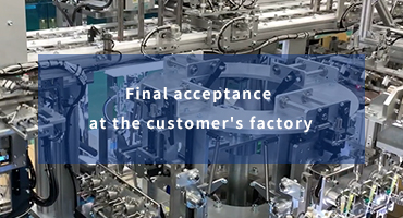 Final acceptance at the customer's factory