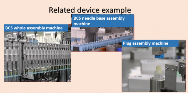 Blood circuit related assembly machine