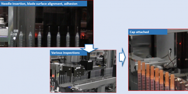 Syringe , Needle assembly machine